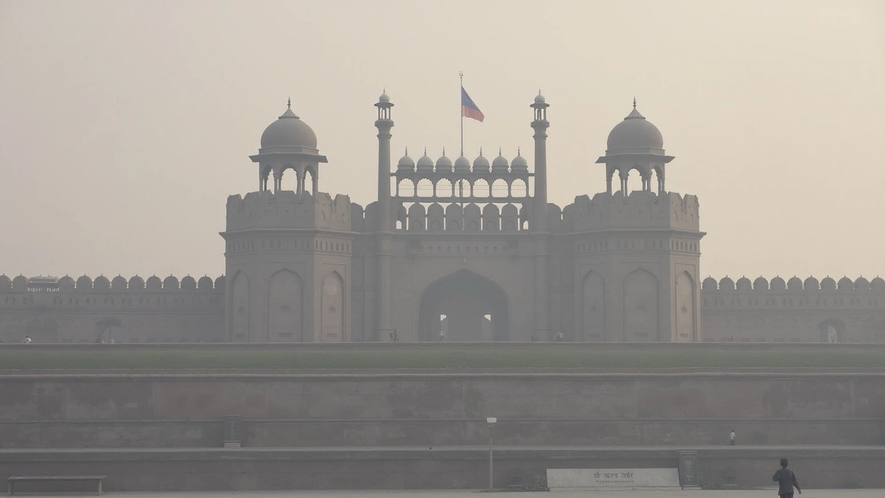 दिल्ली में दिवाली पर प्रदूषण का भयानक स्तर, एयर क्वालिटी 'बेहद ख़राब' श्रेणी में पहुँची