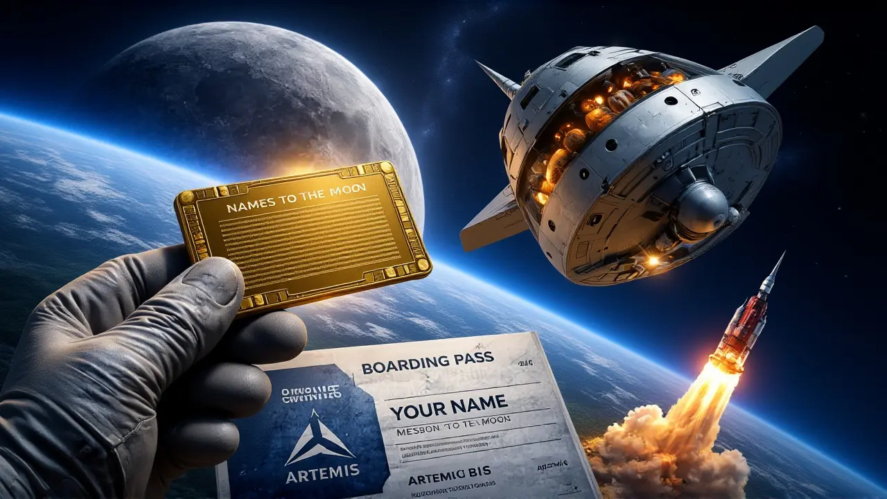 NASA का आर्टेमिस मिशन: चंद्रमा पर 5.6 लाख नाम भेजने की तैयारी